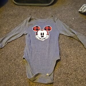 18 month long sleeved Mickey onesie